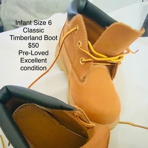 Timberland toddler  size 6  boots